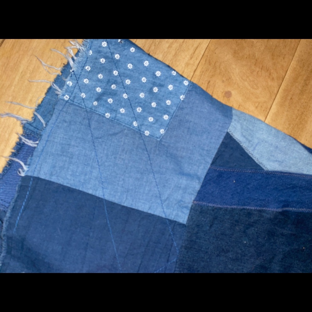 Free people patchwork skirt